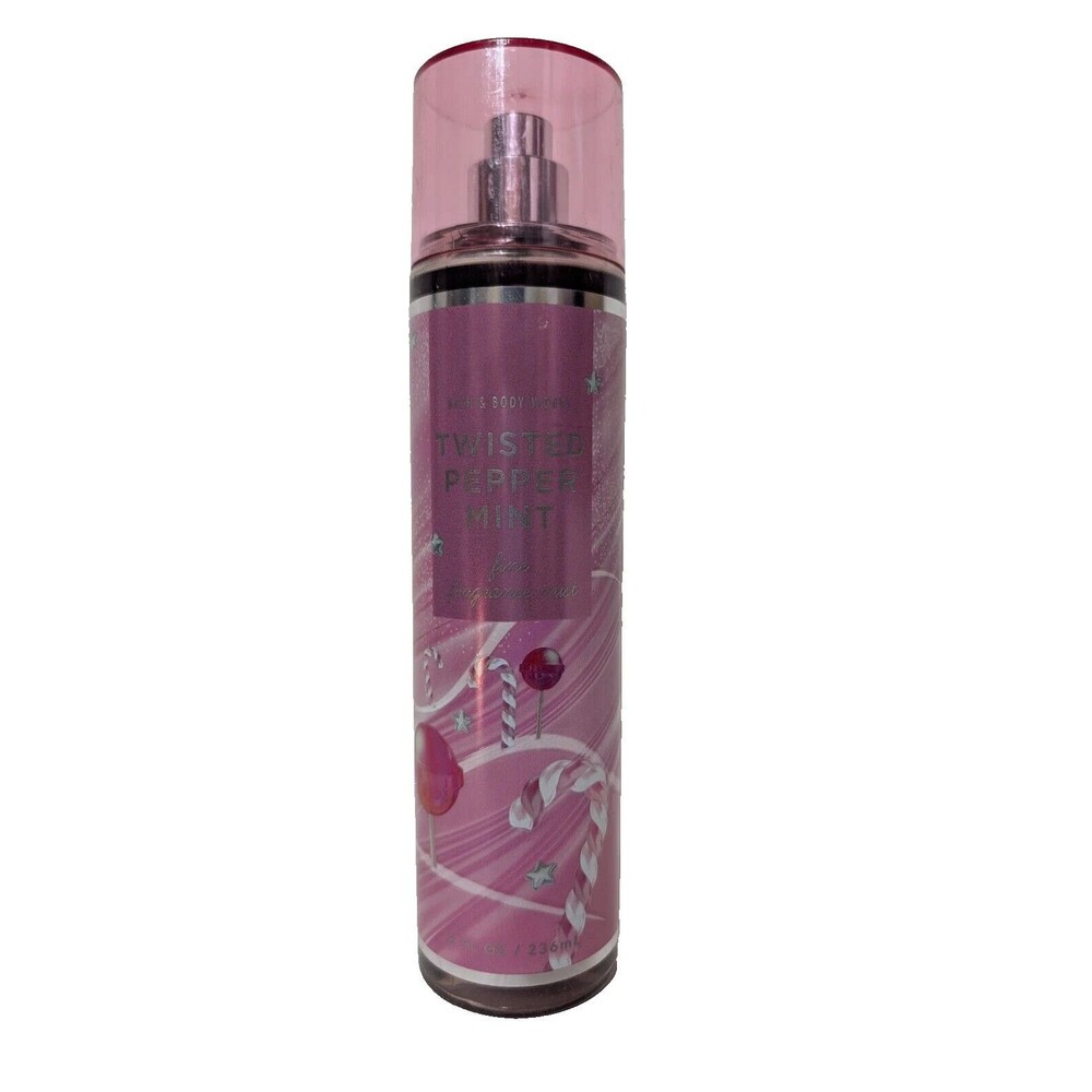 BATH & BODY WORKS FINE FRAGRANCE MIST TWISTED PEPPERMINT 8 OZ. BRAND NEW **RARE*